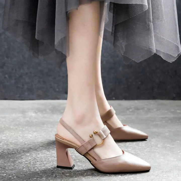 Lily | Flare Heels