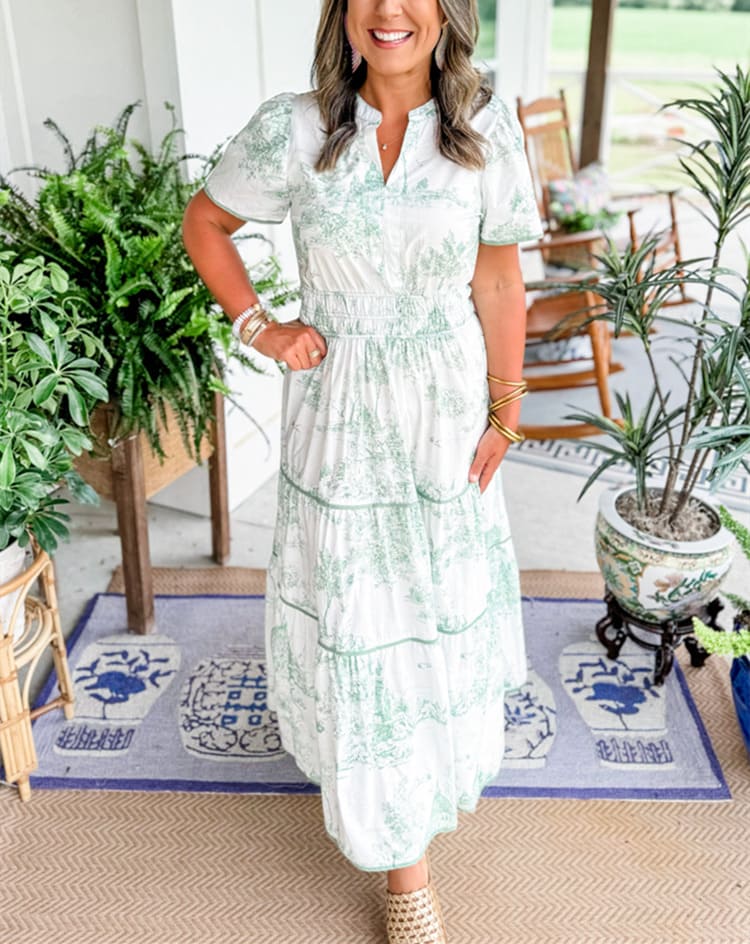 Eliza | Classic Printed Dress