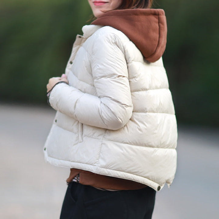 Minda | Retro Style Short Thermal Down Jacket