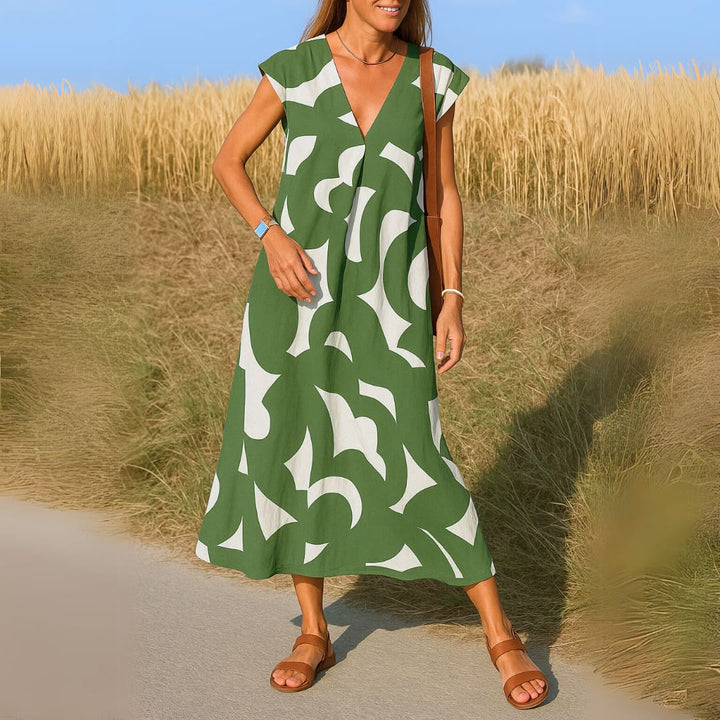 Valerie | Refined V-Neck Dress