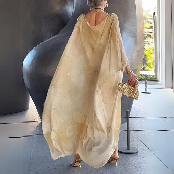 Mariana | Elegant Silk Chiffon Dress