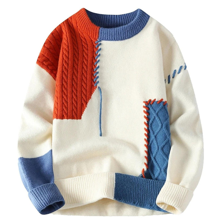 Hudson | Cozy Patchwork Sweater