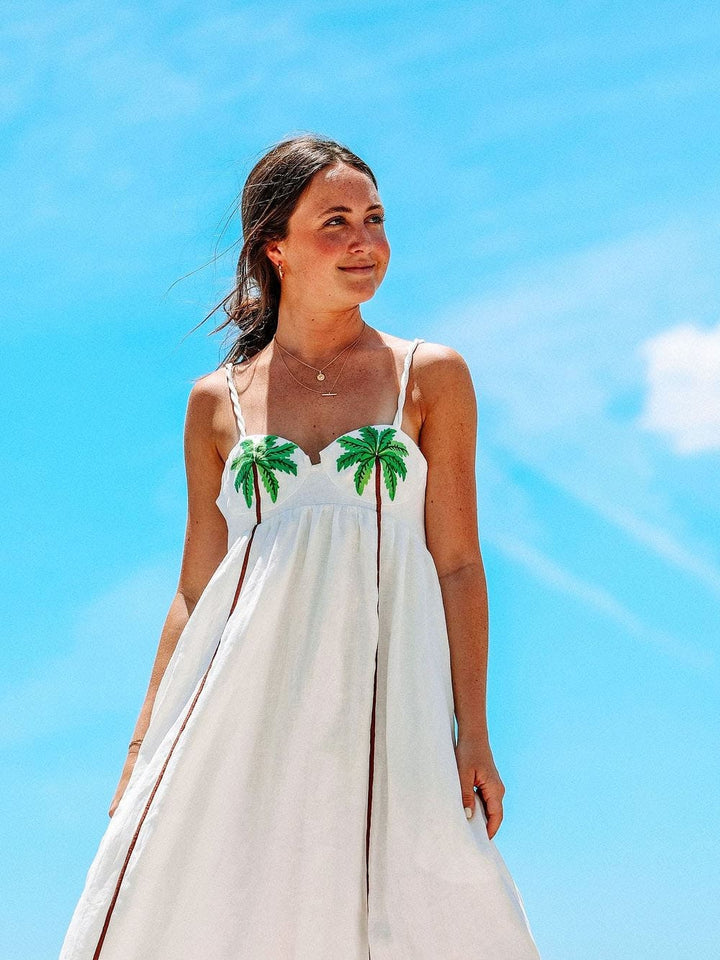 May | Palm Oasis Slip Dress