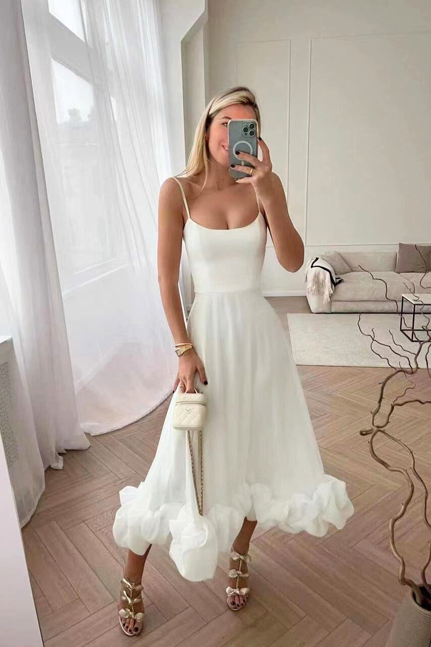 Claire | Graceful Flowing Midi Dress