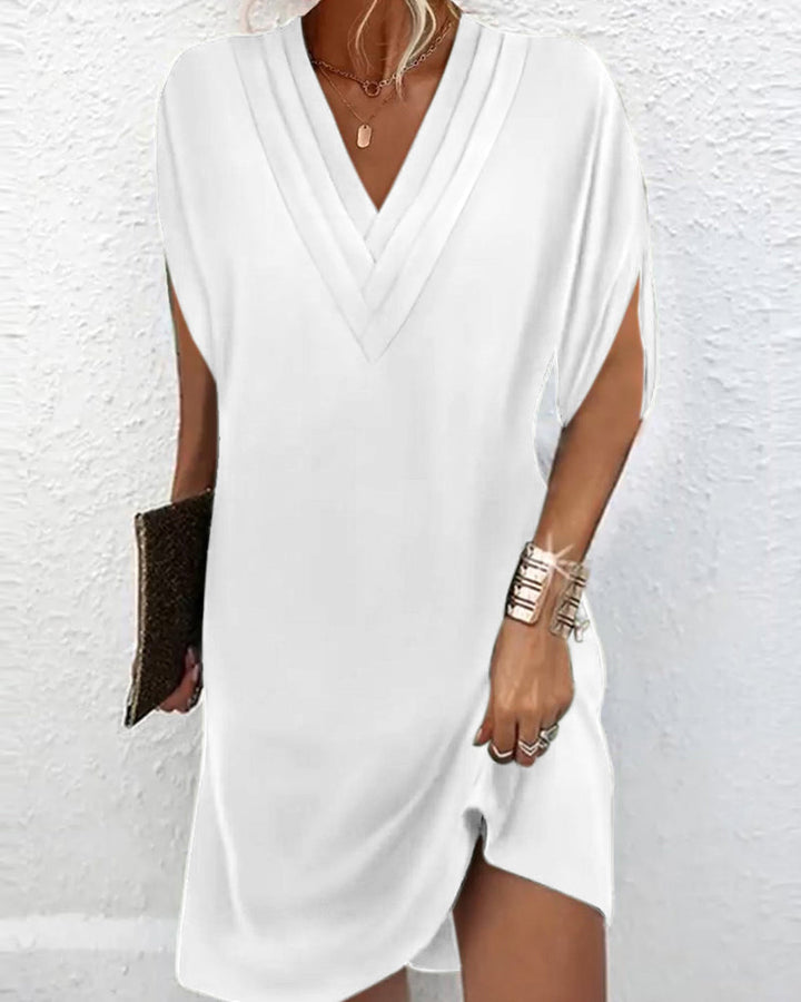 Amelie | Elegant V-Neck Dress