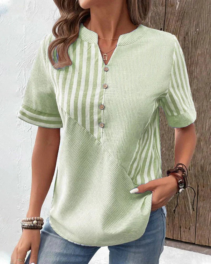 Peggy | Soft Striped Blouse