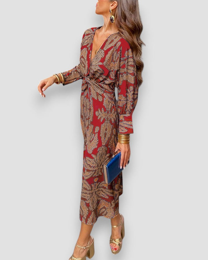 Mafalda | Stylish V-Neck Dress