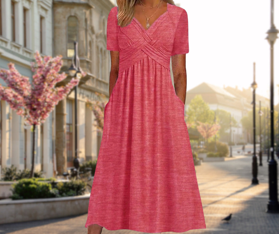 Claire | Elegant Dress with Tummy Coverage