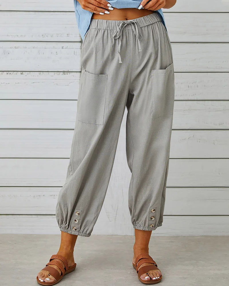 Gina | High-Waisted Loose Trousers