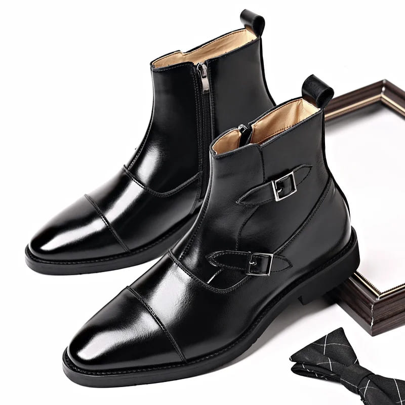 Ethan | Pointed-Toe Chelsea Boots