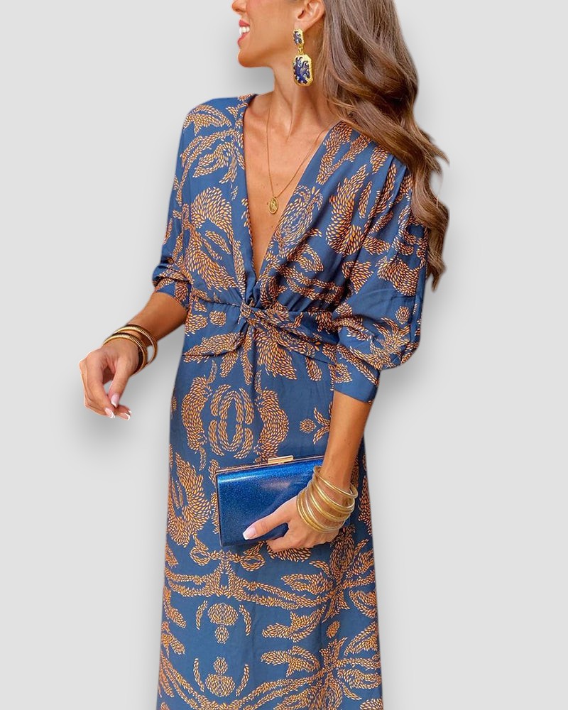 Mafalda | Stylish V-Neck Dress