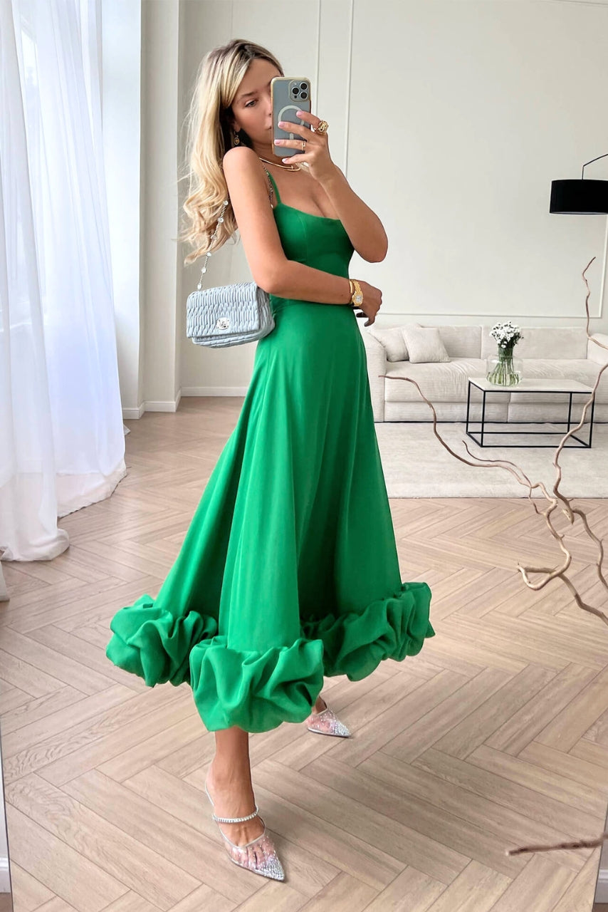 Claire | Graceful Flowing Midi Dress