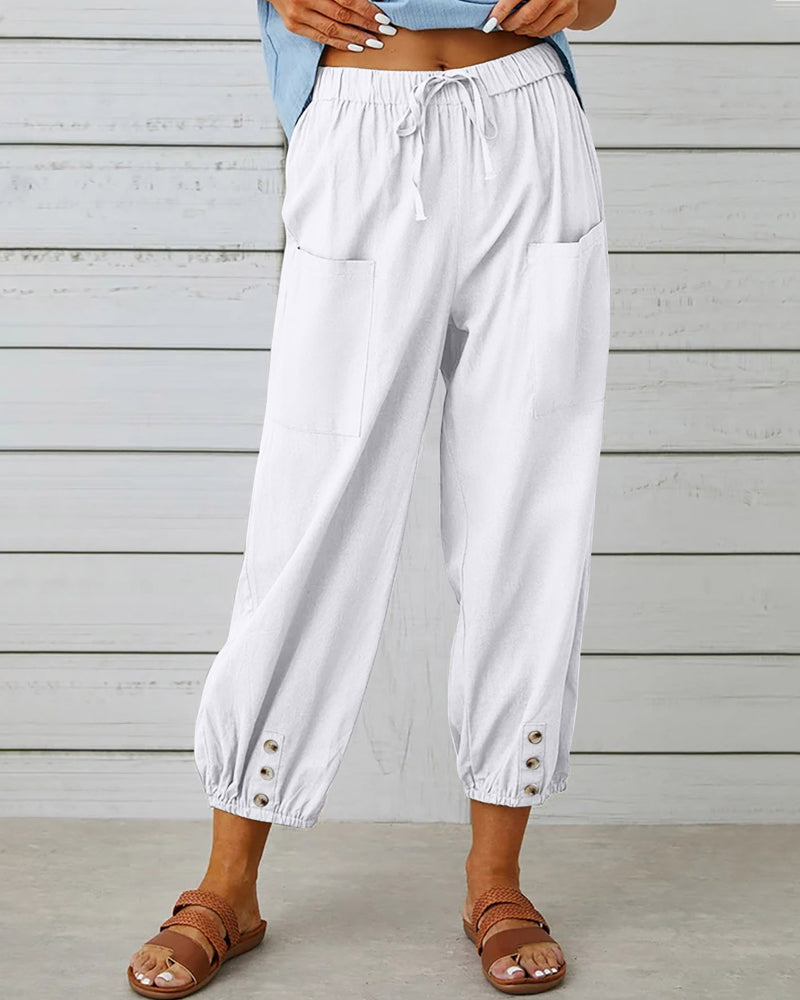 Gina | High-Waisted Loose Trousers