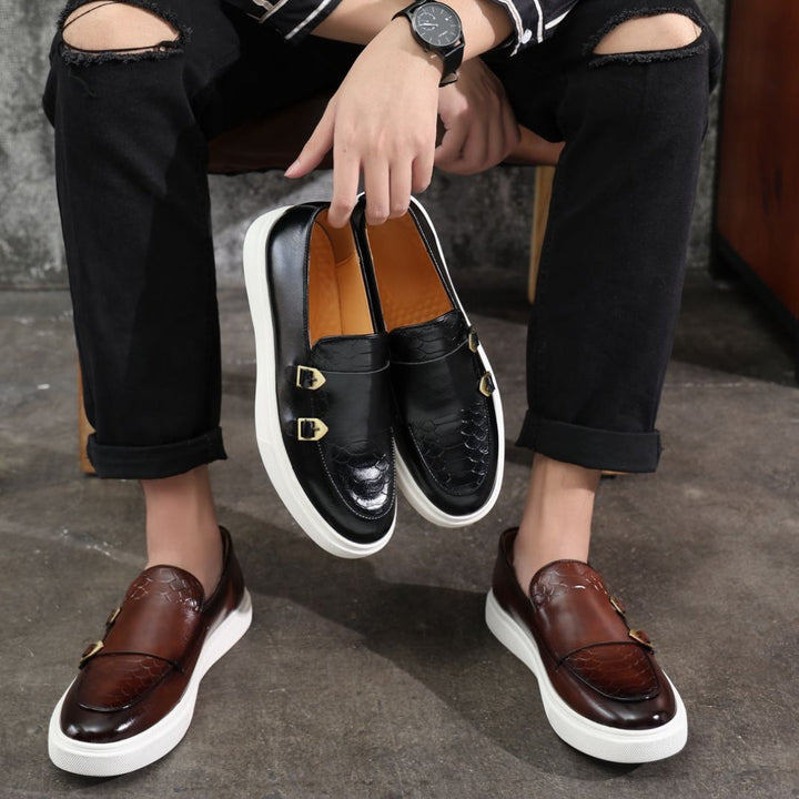 Sorrento | Double Leather Loafers