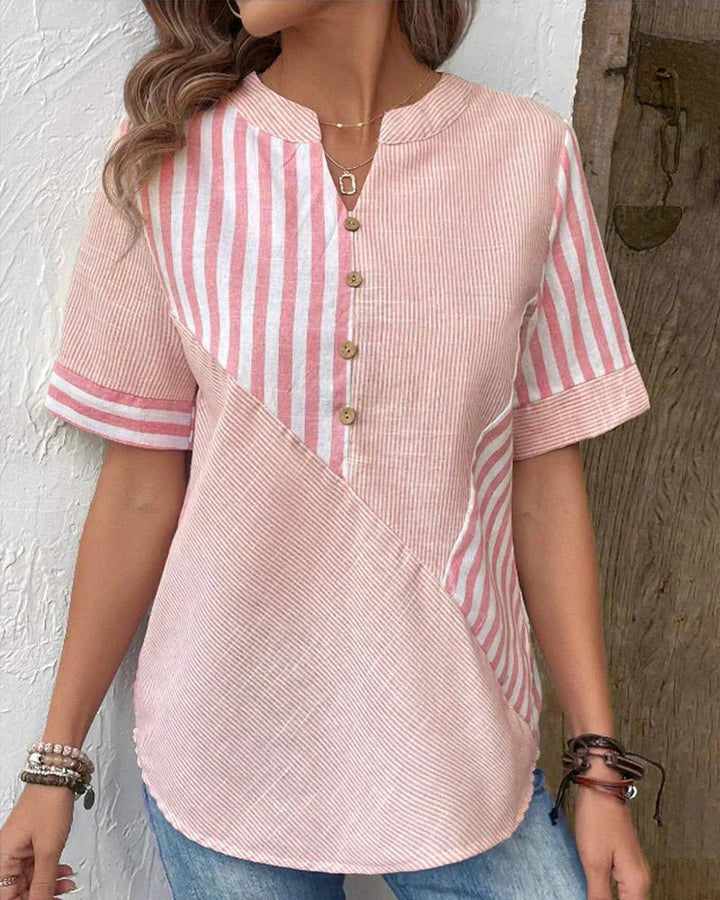 Peggy | Soft Striped Blouse