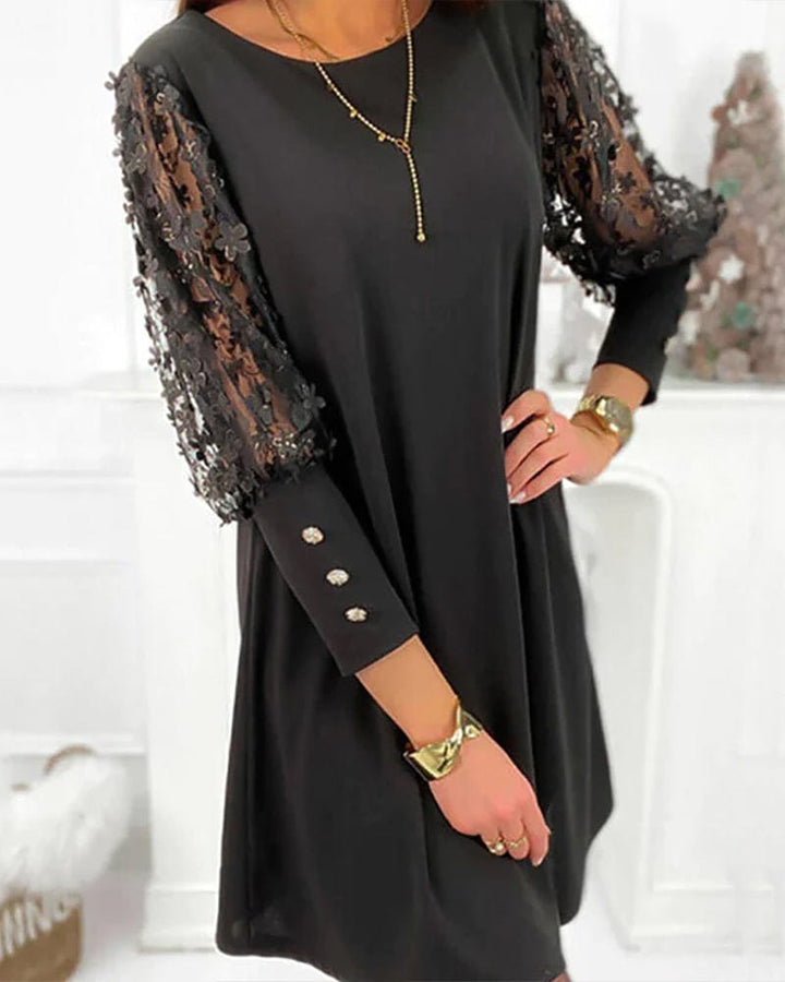 Laila | Shirt Dress with Puff Sleeves