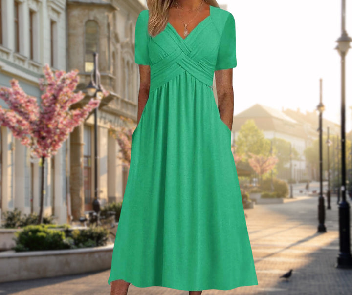 Claire | Elegant Dress with Tummy Coverage