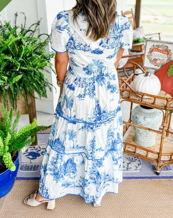 Eliza | Classic Printed Dress