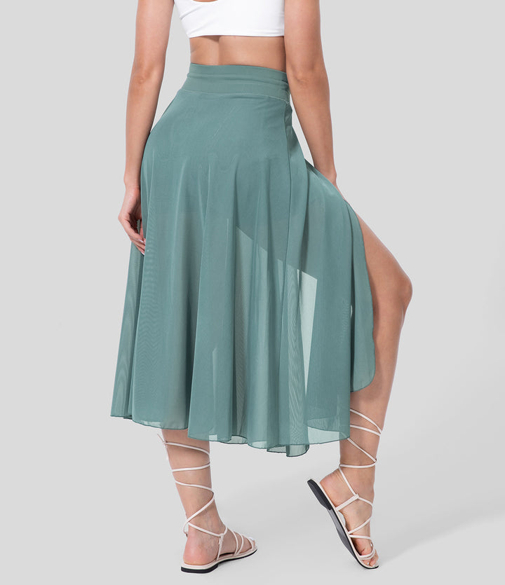 Livana | Elegant High Waisted 2-in-1 Skirt