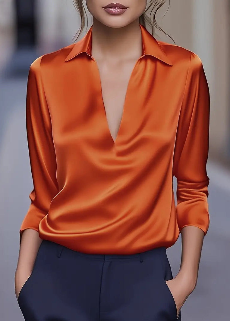 Nadia | Premium V-Neck Blouse
