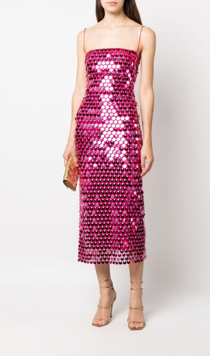 Vaenora | Sizzling Sequins Midi Dress