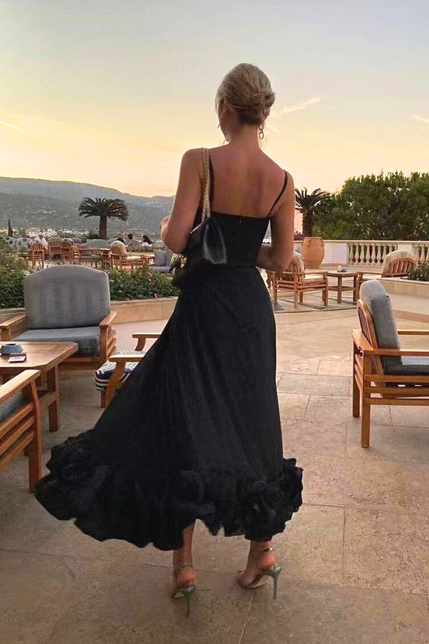 Claire | Graceful Flowing Midi Dress