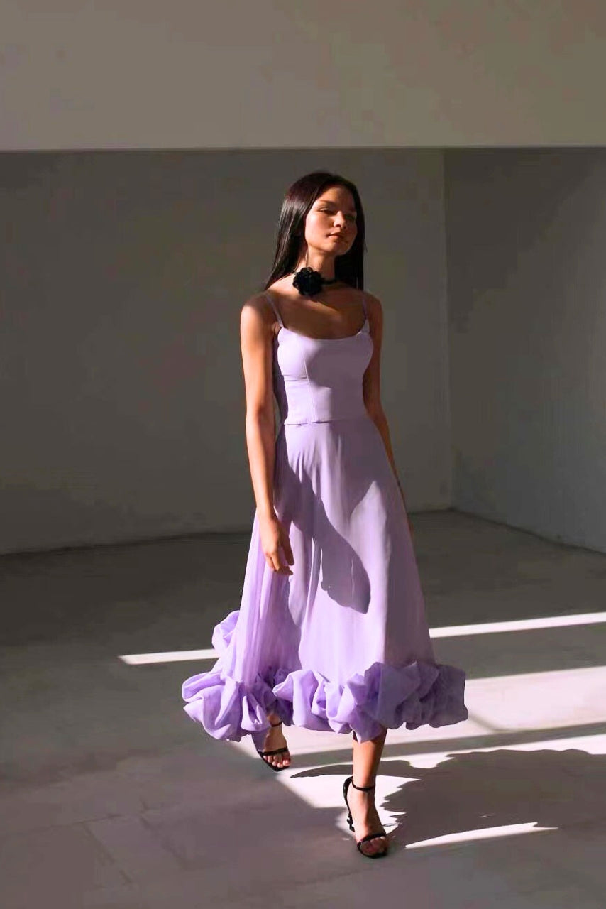 Claire | Graceful Flowing Midi Dress