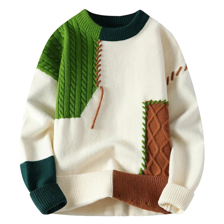 Hudson | Cozy Patchwork Sweater