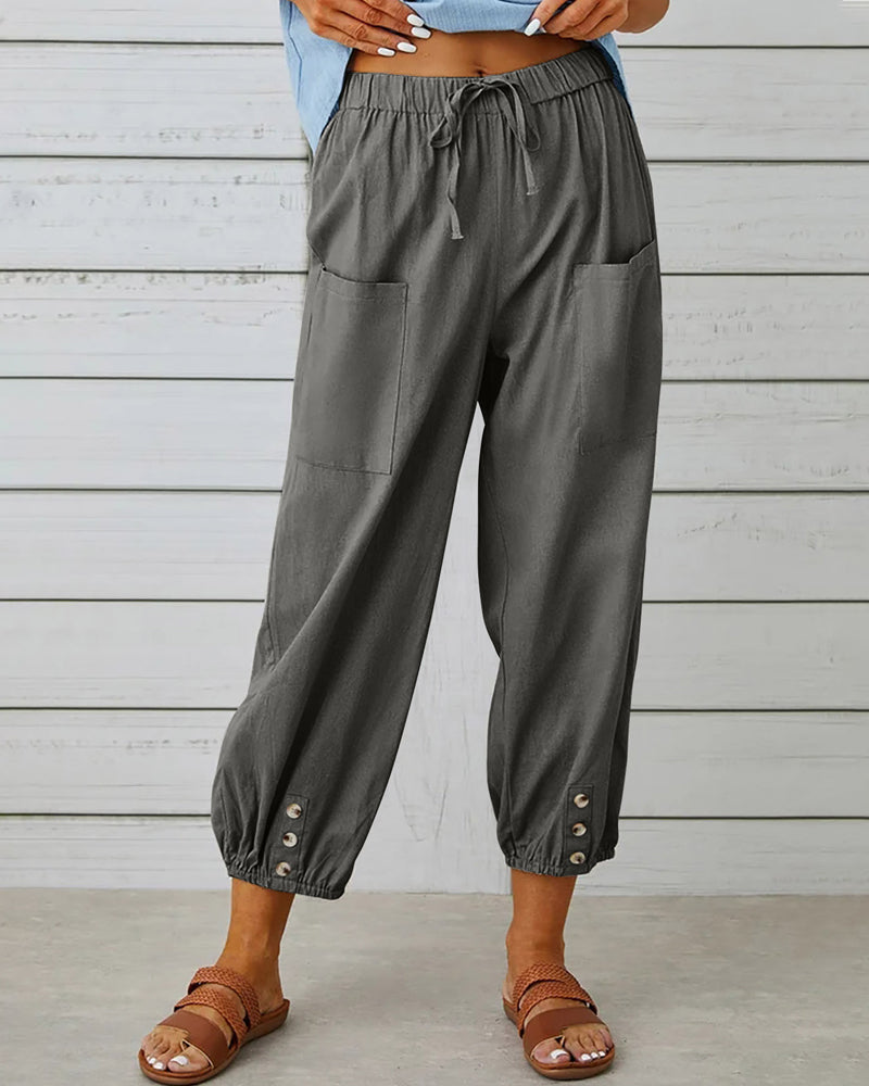 Gina | High-Waisted Loose Trousers