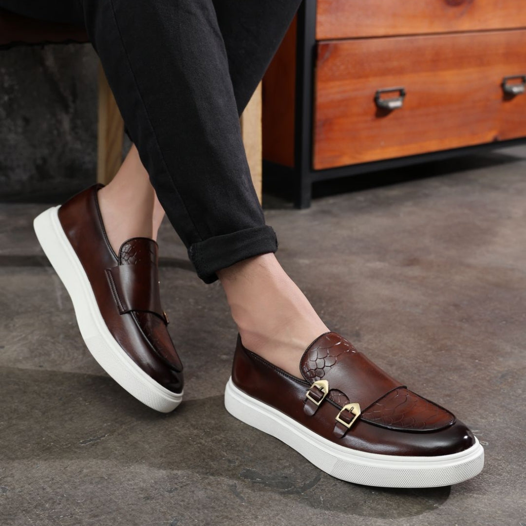 Sorrento | Double Leather Loafers