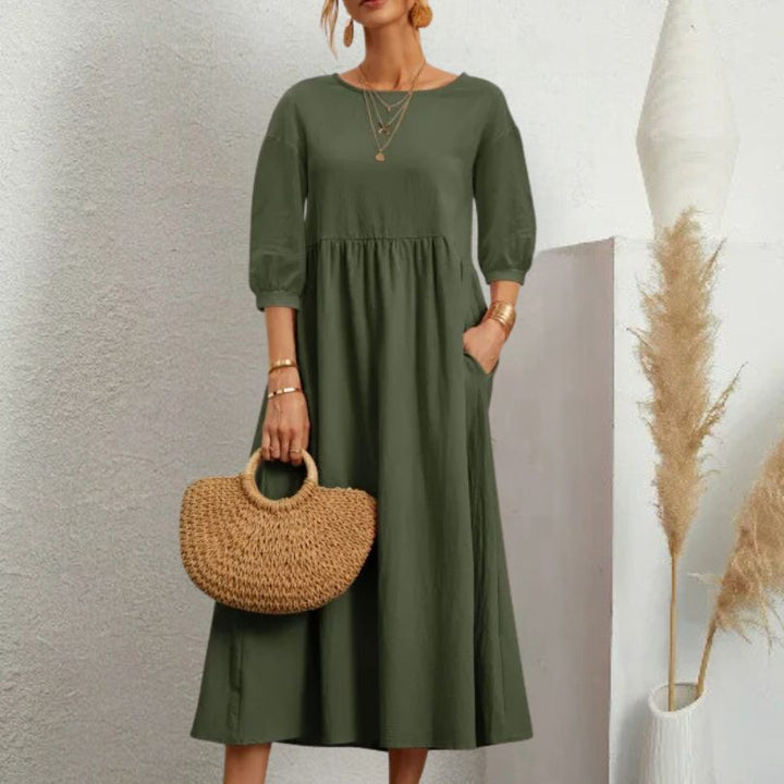 Mira | Cotton and Linen Dress