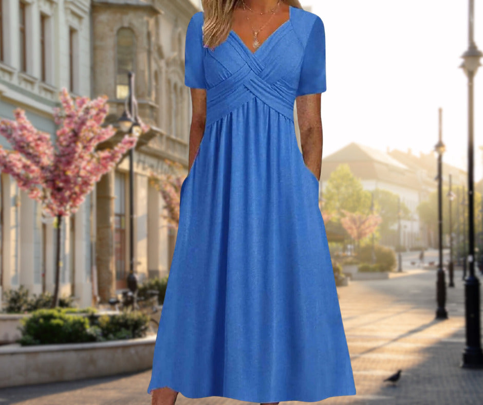 Claire | Elegant Dress with Tummy Coverage