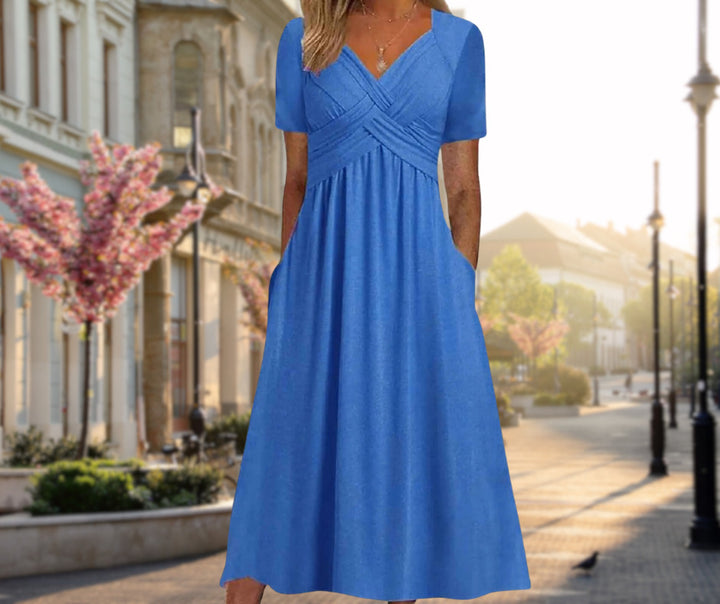 Claire | Elegant Dress with Tummy Coverage