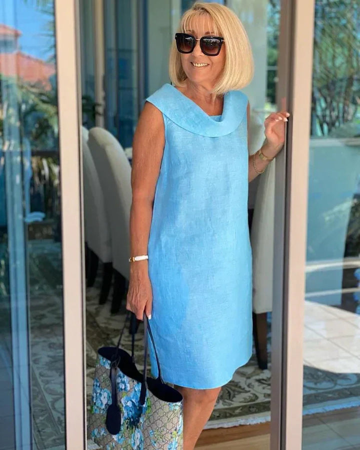 Nila | Elegant Sleeveless Shift Dress
