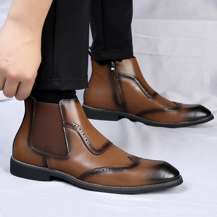 Victor | Square-Toe Chelsea Boots