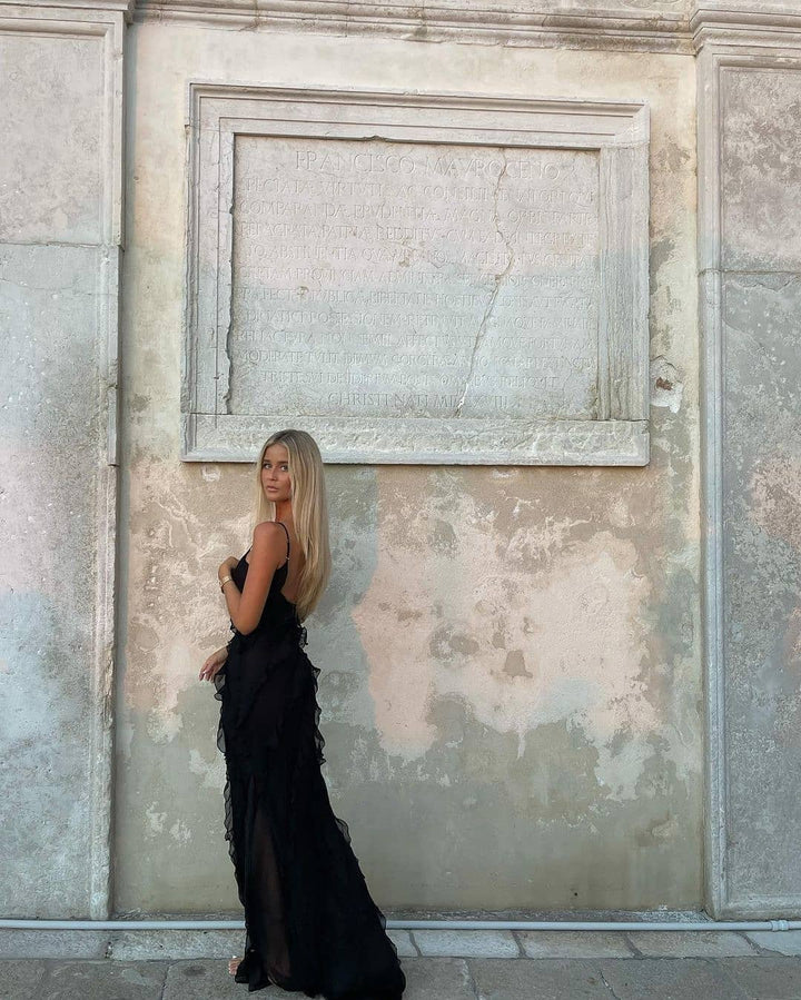 Sara | Ruffled Maxi Dress