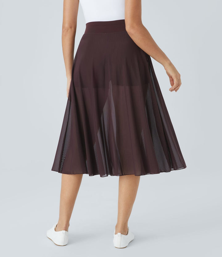 Livana | Elegant High Waisted 2-in-1 Skirt