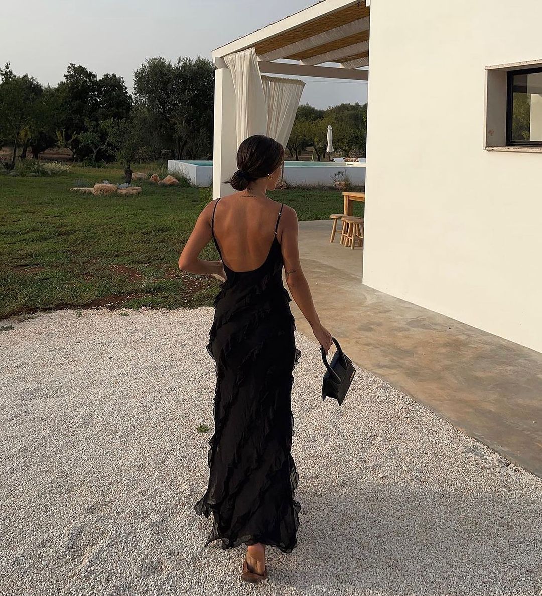 Sara | Ruffled Maxi Dress