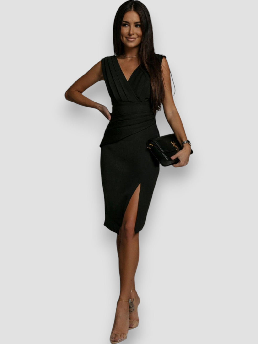 Rosanna | Elegant V-Neck Dress