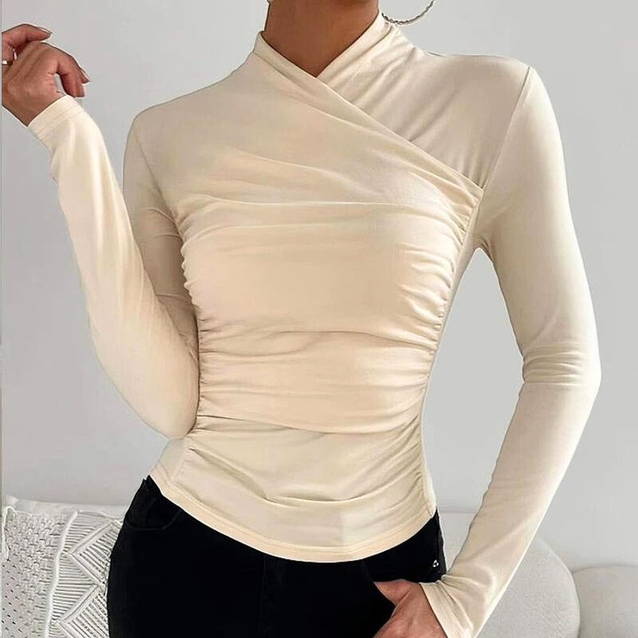 Celestia | Classic Cross-Neck Top