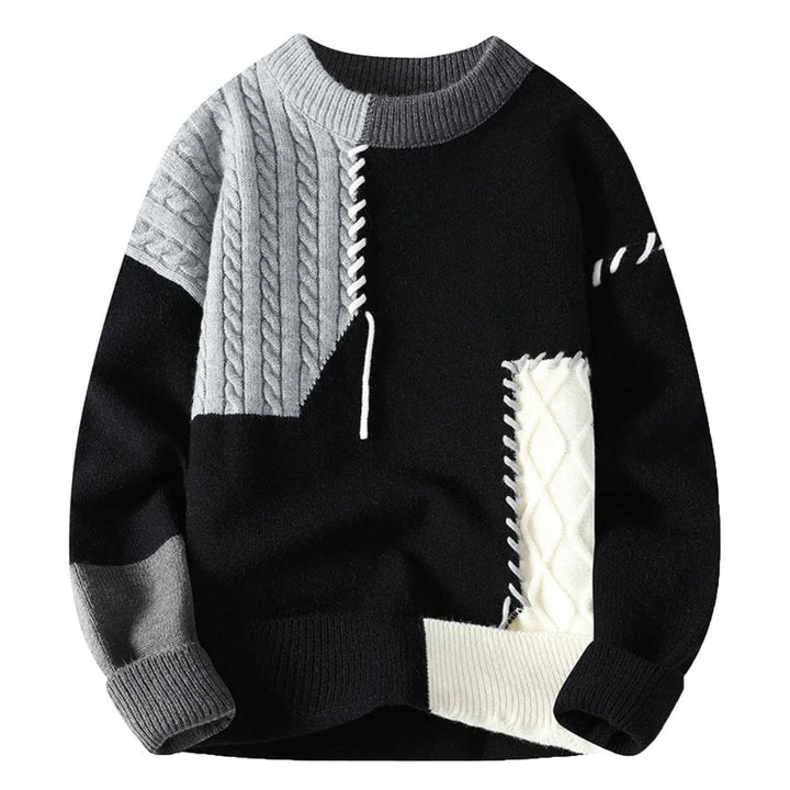 Hudson | Cozy Patchwork Sweater