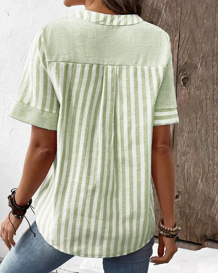 Peggy | Soft Striped Blouse