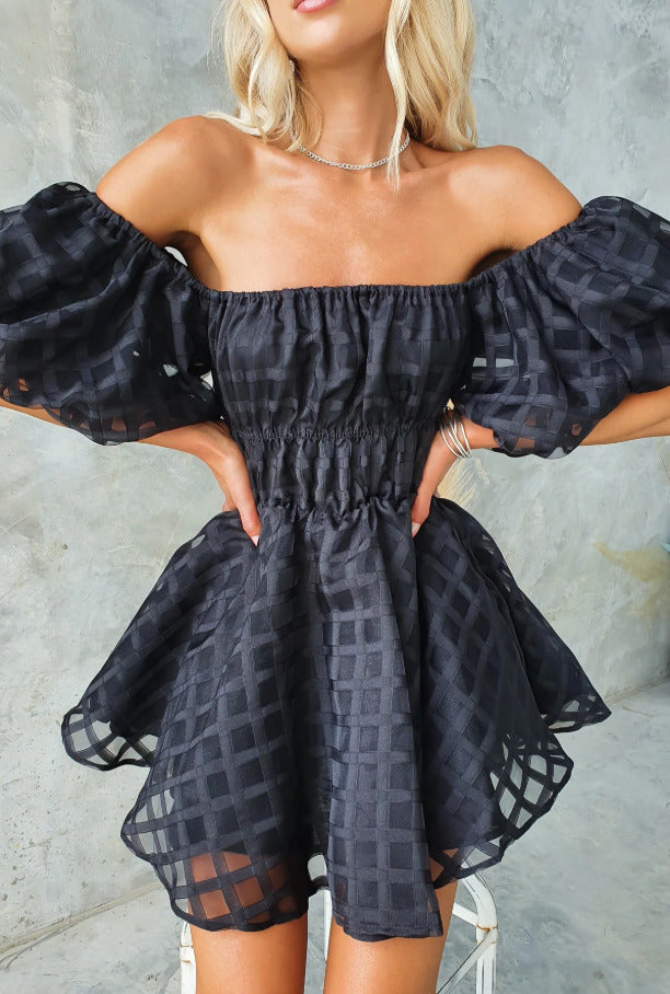 Evy | Puff Sleeve Mini Dress