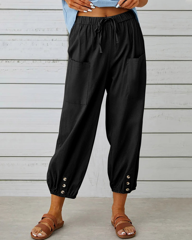 Gina | High-Waisted Loose Trousers