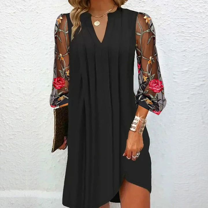 Alina | Elegant V-Neck Dress