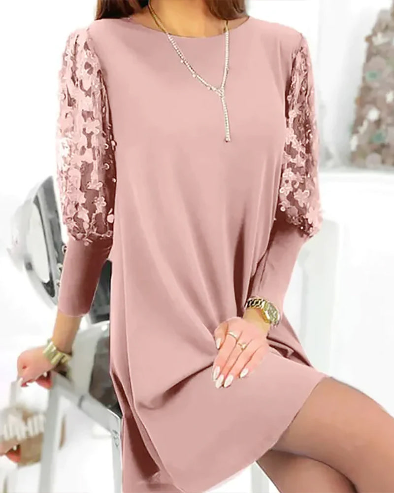 Laila | Shirt Dress with Puff Sleeves