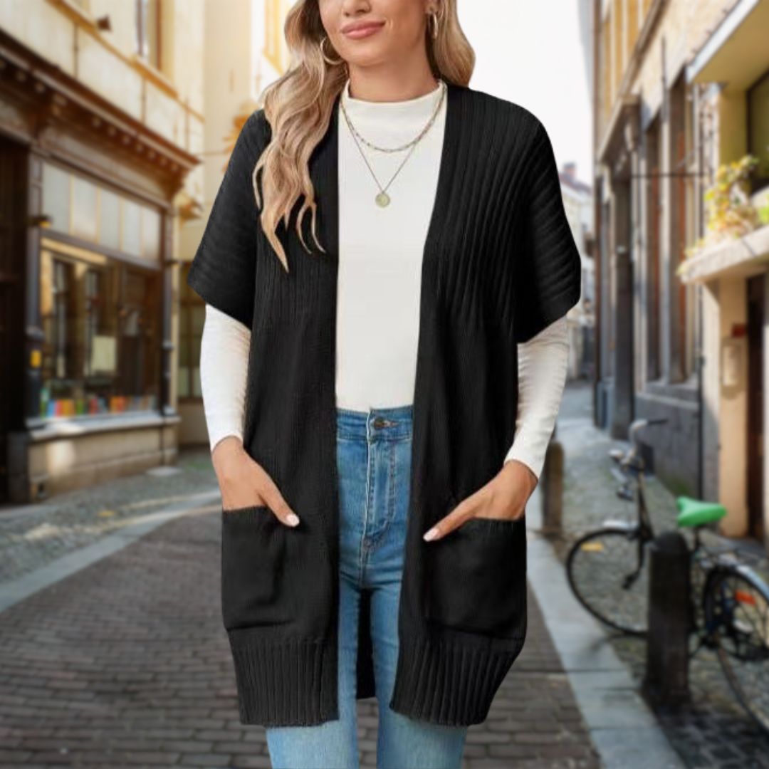 Brenda | Lightweight Open-Front Cardigan