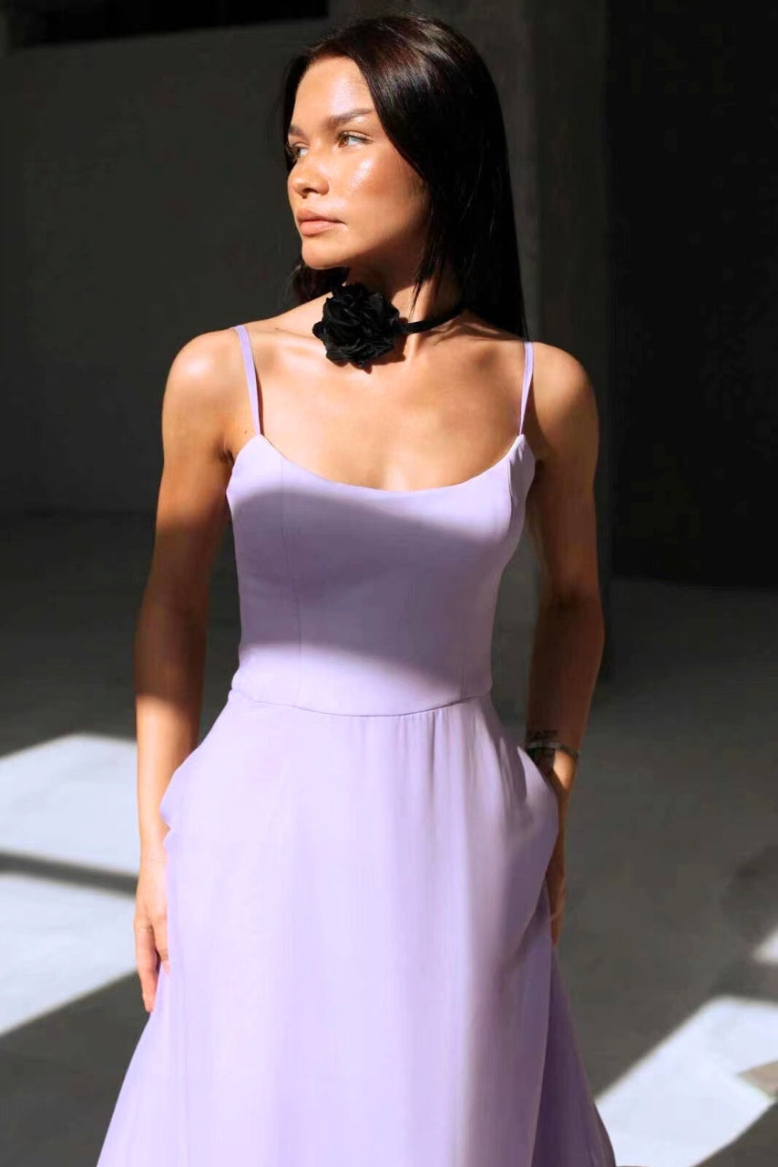 Claire | Graceful Flowing Midi Dress