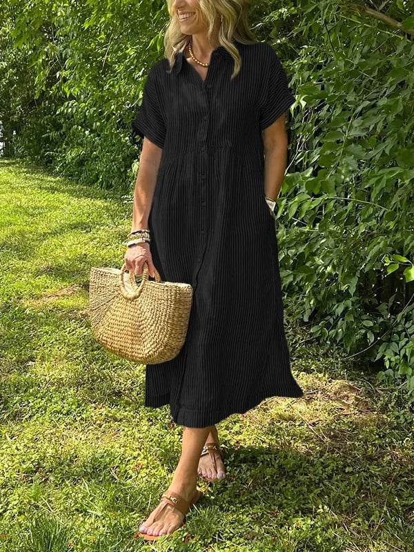 Angela | Stylish Striped Dress