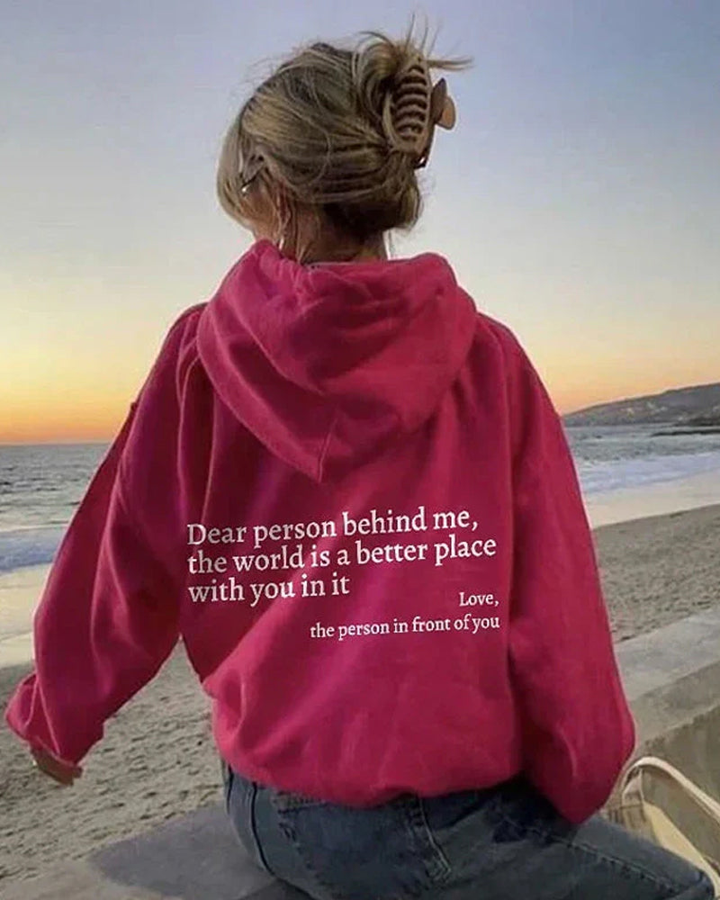 Esperanza | "Dear Person Behind Me" Sweatshirt